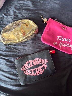 Victoria's Secret cosmetic bags